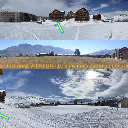 Appartement 8-10 Personnes Superdevoluy Hautes Alpes Rez De Chaussee Vue Panoramique 3 Chambres Le Devoluy Exterior photo
