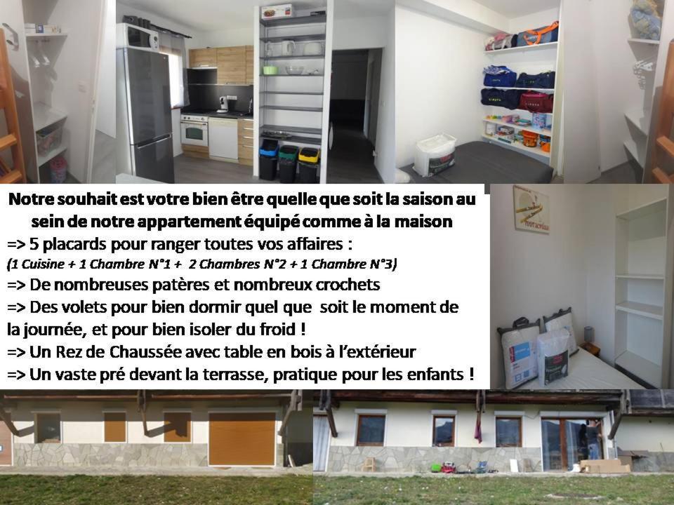 Appartement 8-10 Personnes Superdevoluy Hautes Alpes Rez De Chaussee Vue Panoramique 3 Chambres Le Devoluy Exterior photo